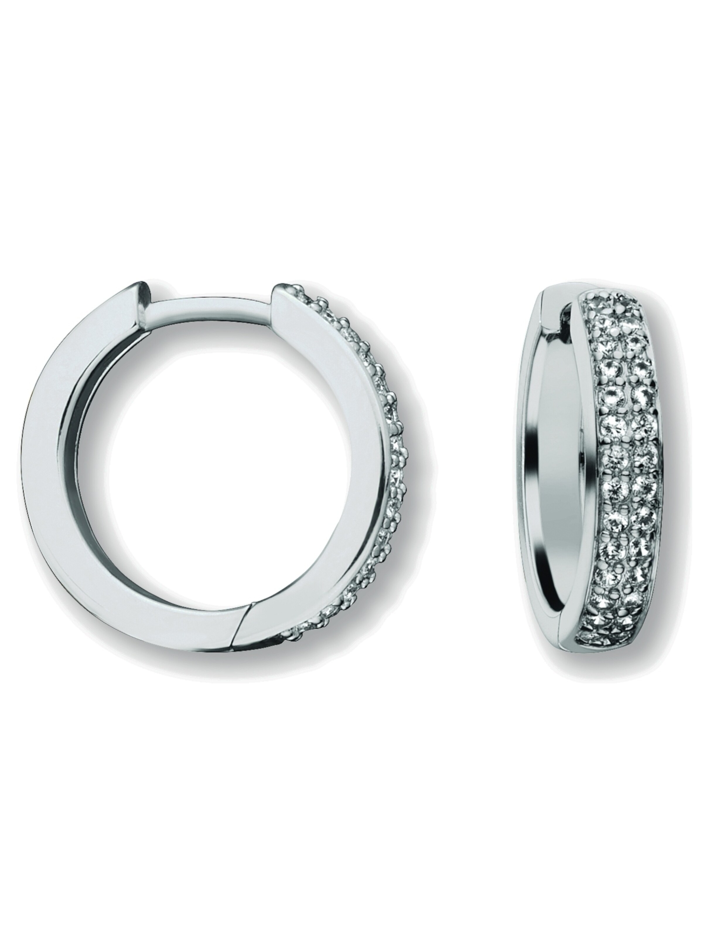 ONE ELEMENT Ohrringe in Silber: Vorderseite