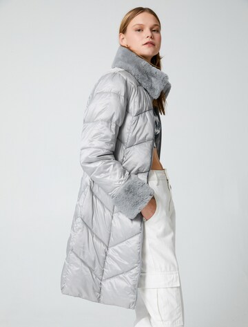Koton Between-Seasons Coat 'Anorak' in Silver