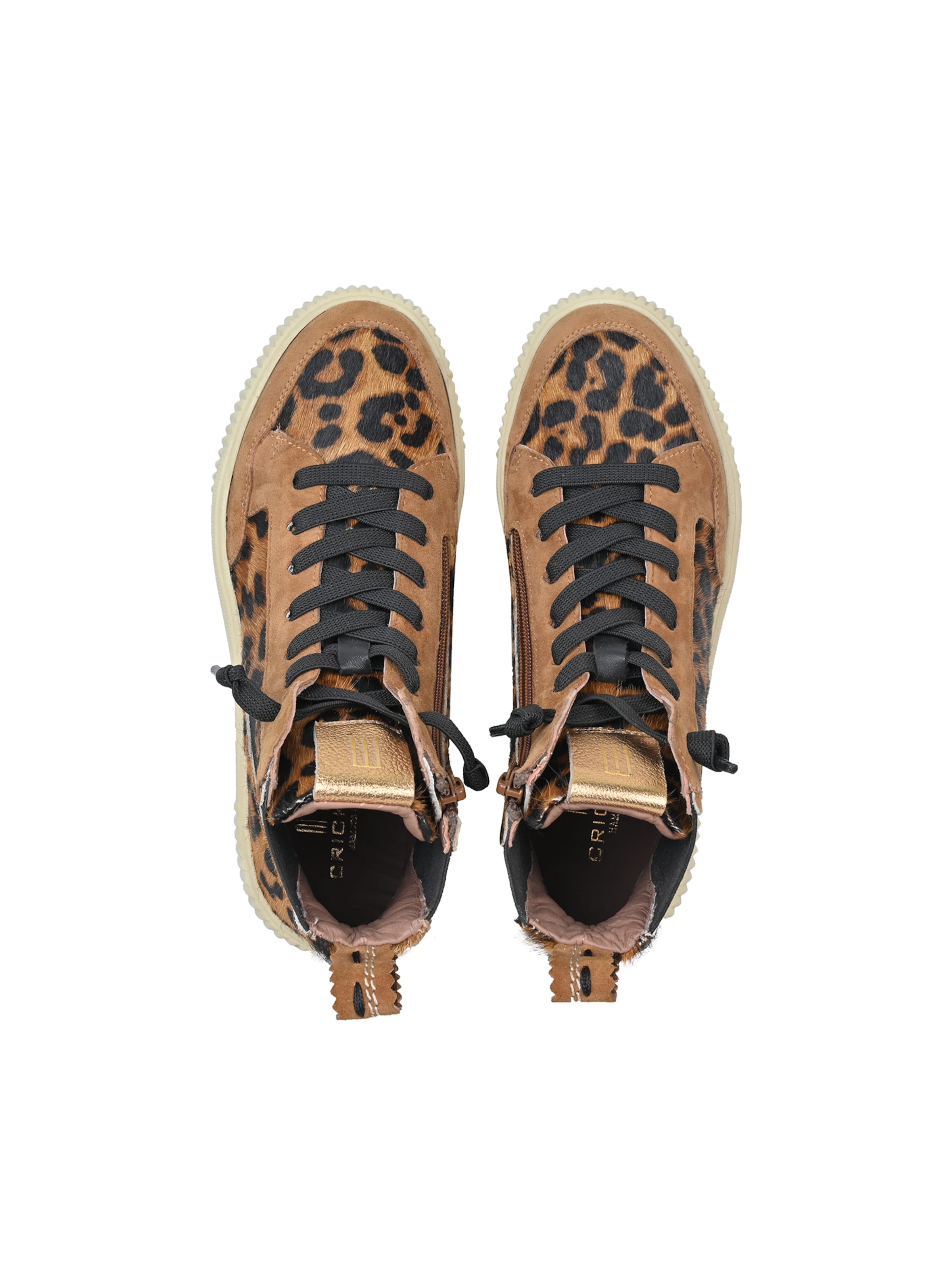 Crickit Sneakers hoog 'Sonia' in Bruin