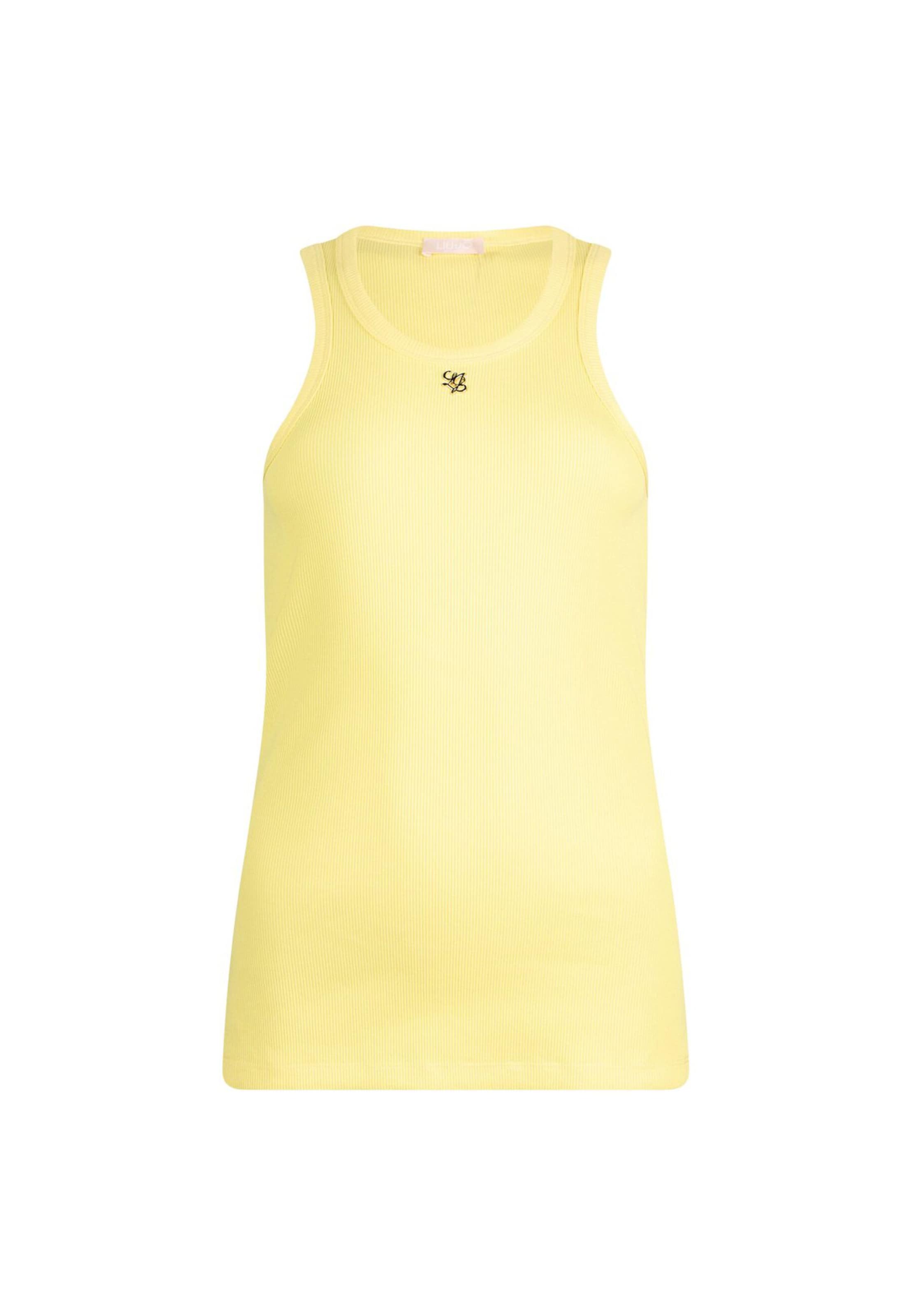 Liu Jo Top in L in de kleur Lichtgeel, Productweergave