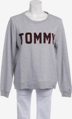 TOMMY HILFIGER Sweatshirt & Zip-Up Hoodie in XL in Grey: front