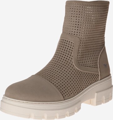 Bottines MUSTANG en beige : devant