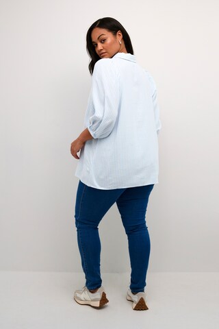 KAFFE CURVE Blouse 'Mille' in Blue