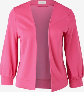 s.Oliver BLACK LABELPrijelazna jakna - roza boja: prednji dio