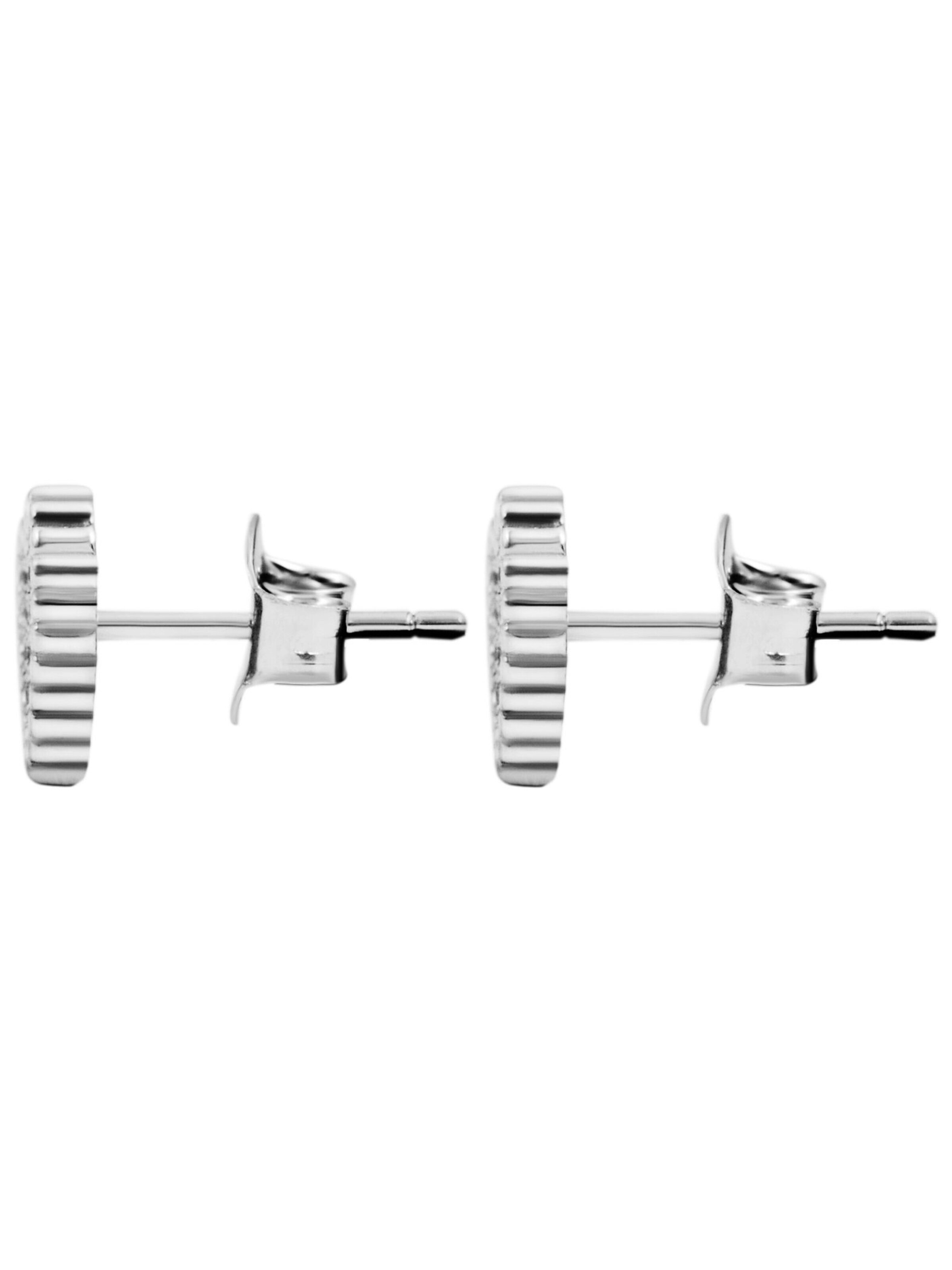 Akzent Earrings '"Helga" aus 925 Sterlingsilber, rhodiniert, langlebig' in Silver: front