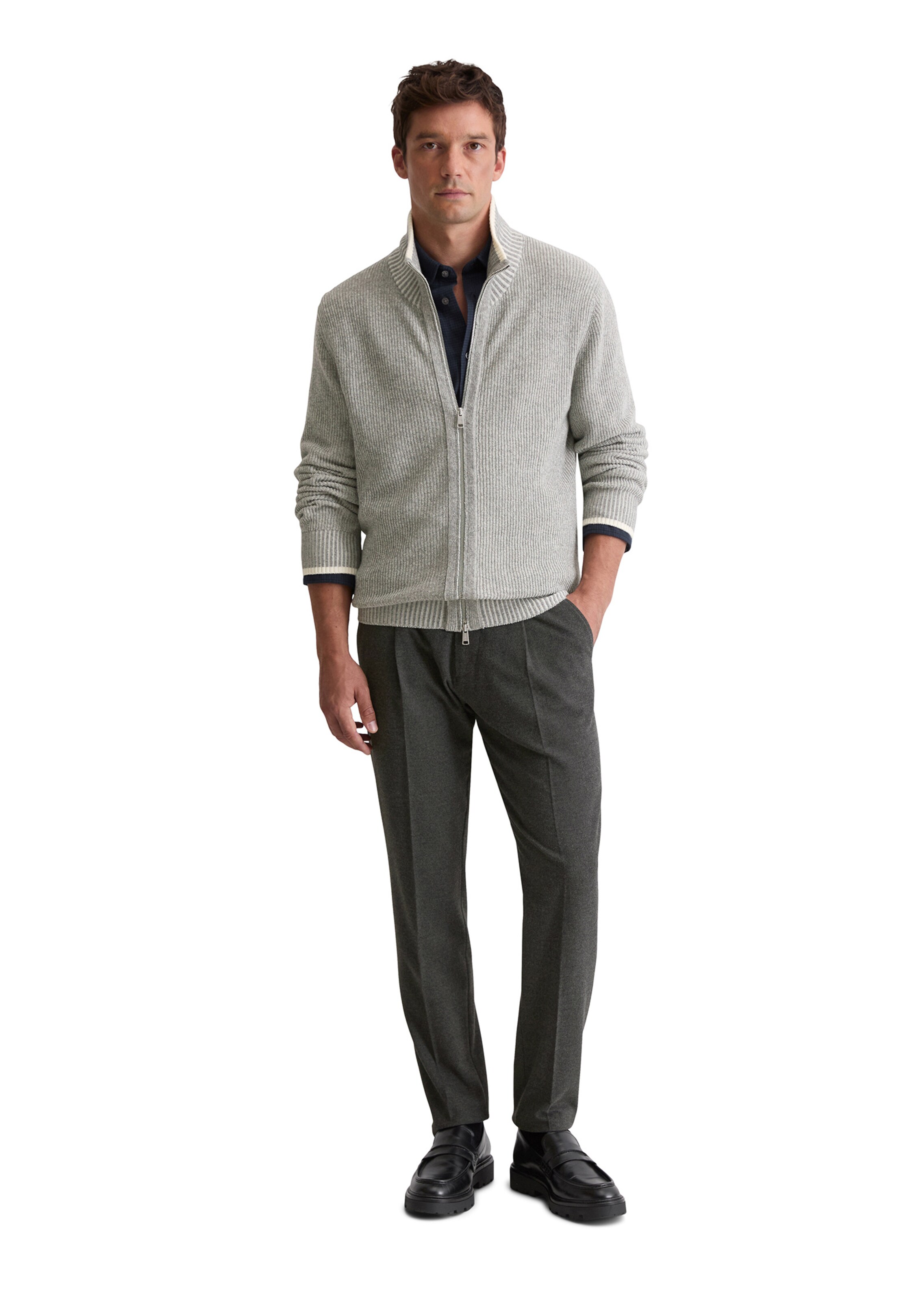 Marc O'Polo Knit cardigan in Grey