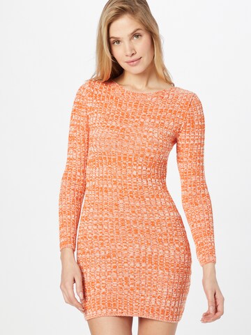 In The Style - Vestido de punto 'Saffron' en naranja: frente