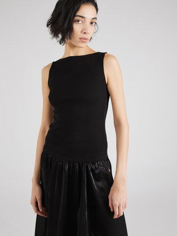 WEEKDAY Top 'Annie' in Schwarz: predná strana