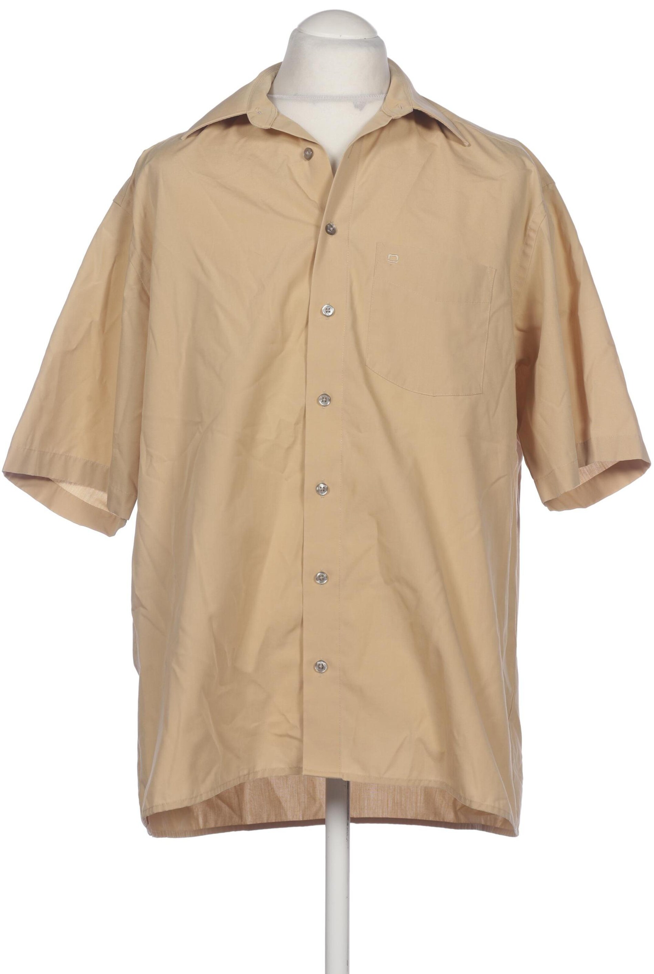 OLYMP Button Up Shirt in L in Beige: front