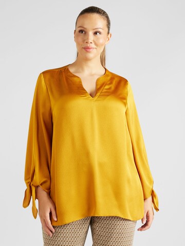 Michael Kors Plus Blouse in Orange: front