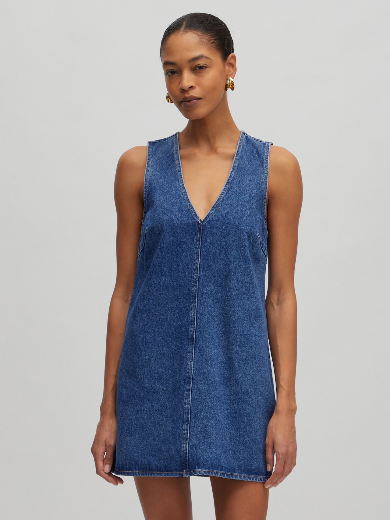 EDITED Producten Jurk 'Xristina' Blauw