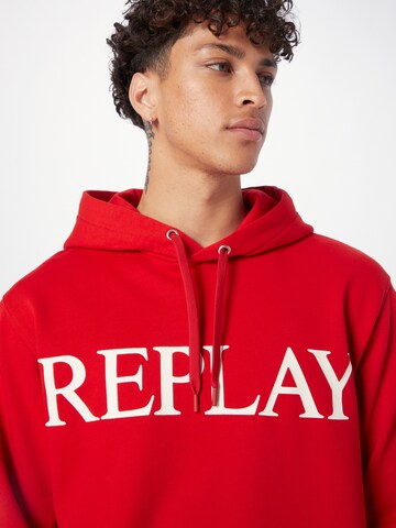 Sweat-shirt REPLAY en rouge