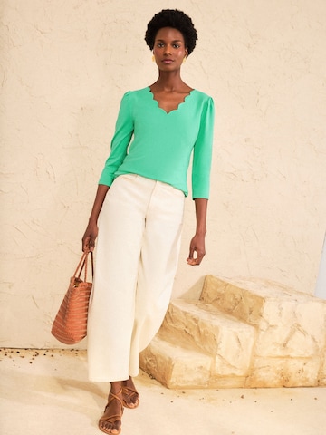 Maglietta di love & roses in verde