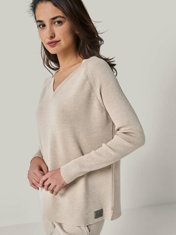 YOU LOOK PERFECT Leisure suit 'LOUNGEWEAR SET  - Pullover Dorina & Pants Bella' in Beige