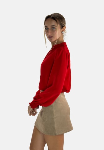 Elara Blouse in Rood