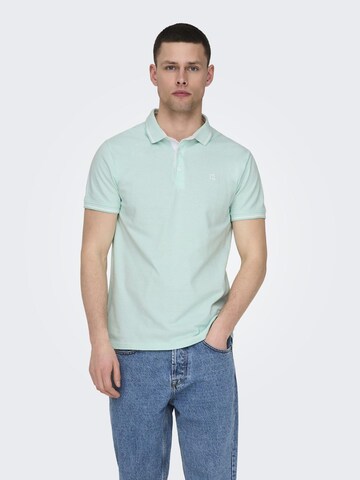 Only & Sons Shirt 'ONSFletcher' in Blue: front