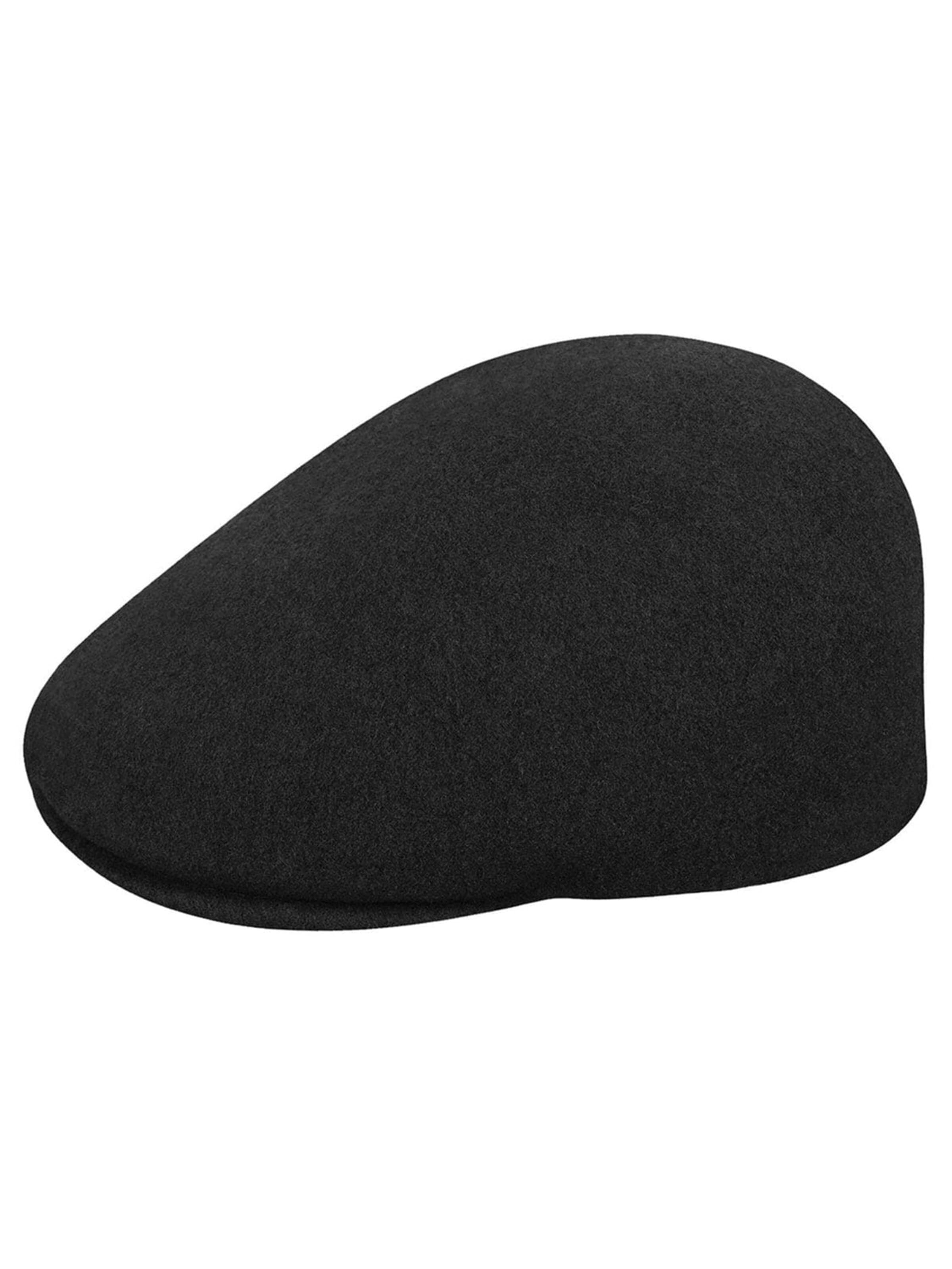 Cappello 'SEAMLESS WOOL 507 BLACK' di KANGOL in nero: frontale