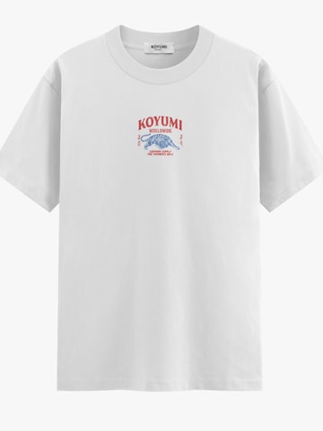 Koyumi Shirt 'Oversize Panthera Tigris - Whitey' in White: front