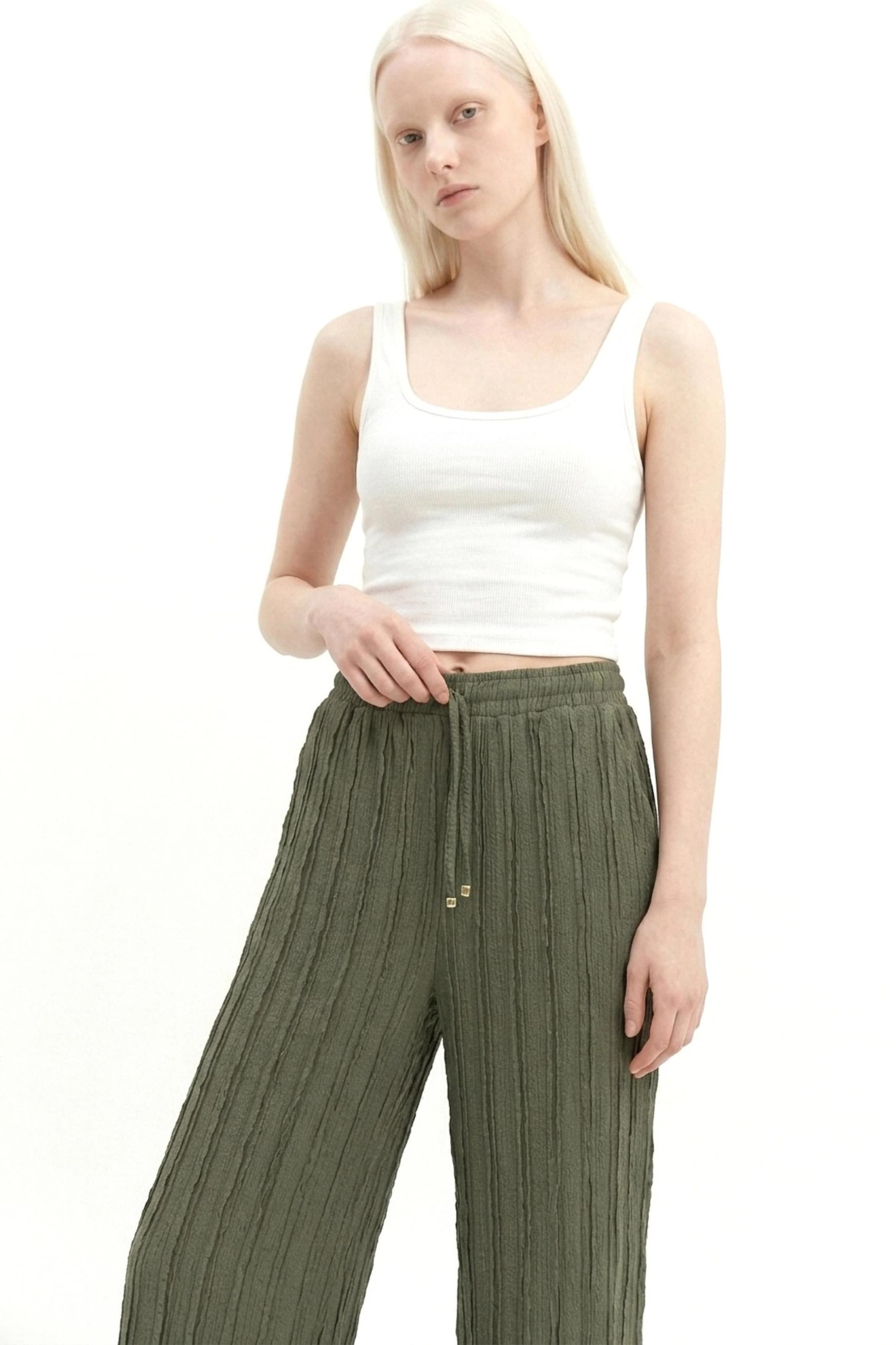 No Matter What Loosefit Broek in Groen