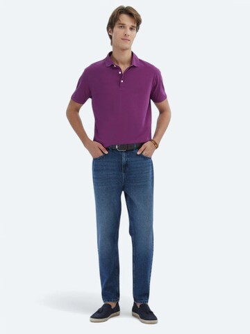 T-Shirt 'Yaka' KİP en violet