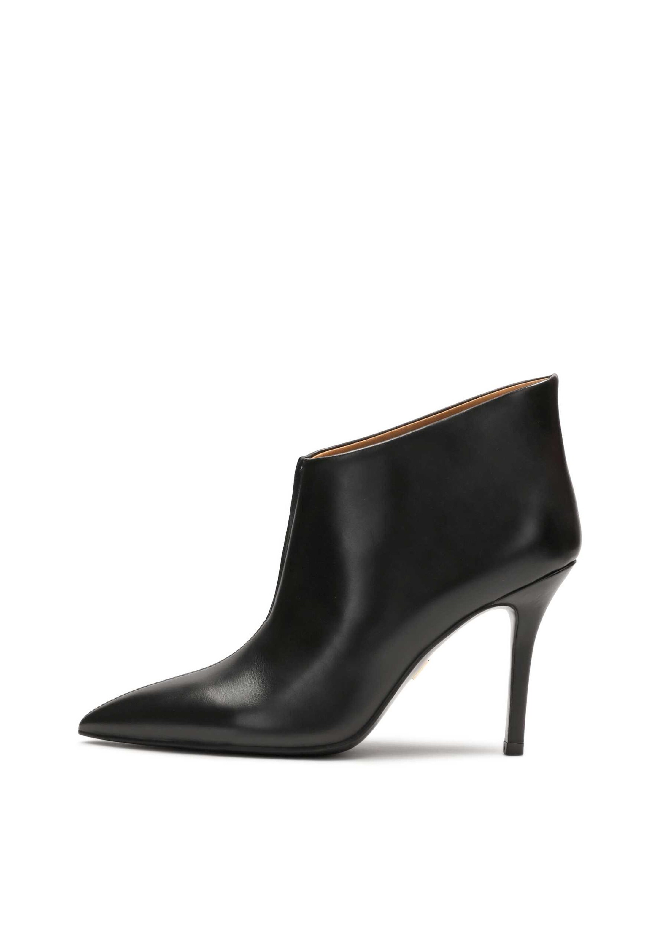 Kazar Pumps met hoge voorkant 'Maroon' in Zwart: voorkant