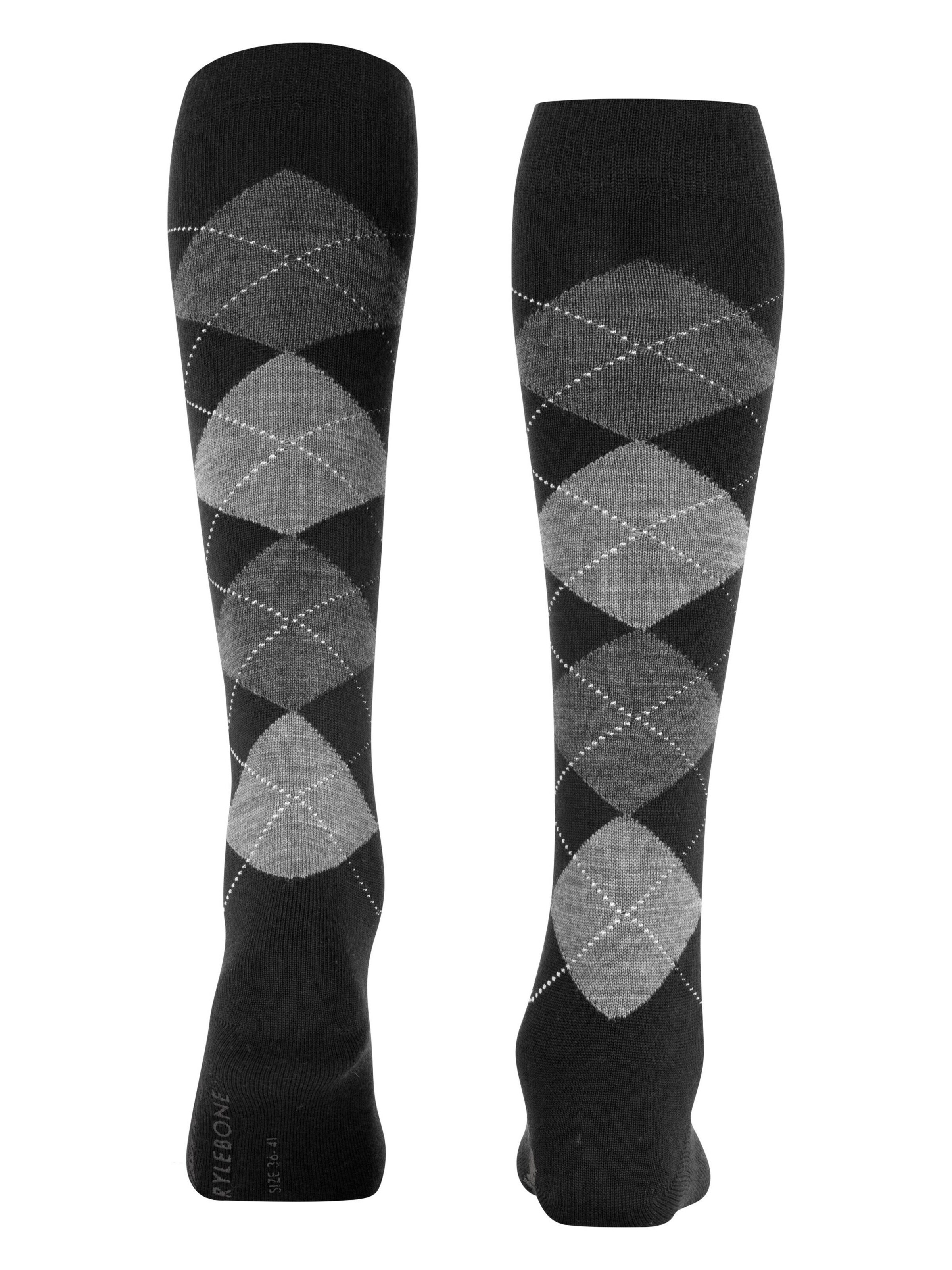BURLINGTON Overknee Strümpfe 'Marylebone'‌‌ in Schwarz