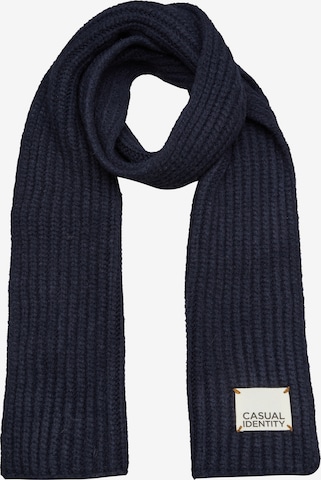 COMMA Scarf in Blue: front