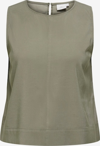 ONLY Carmakoma Topp 'CARDORSI ARIS', värv roheline: eest vaates