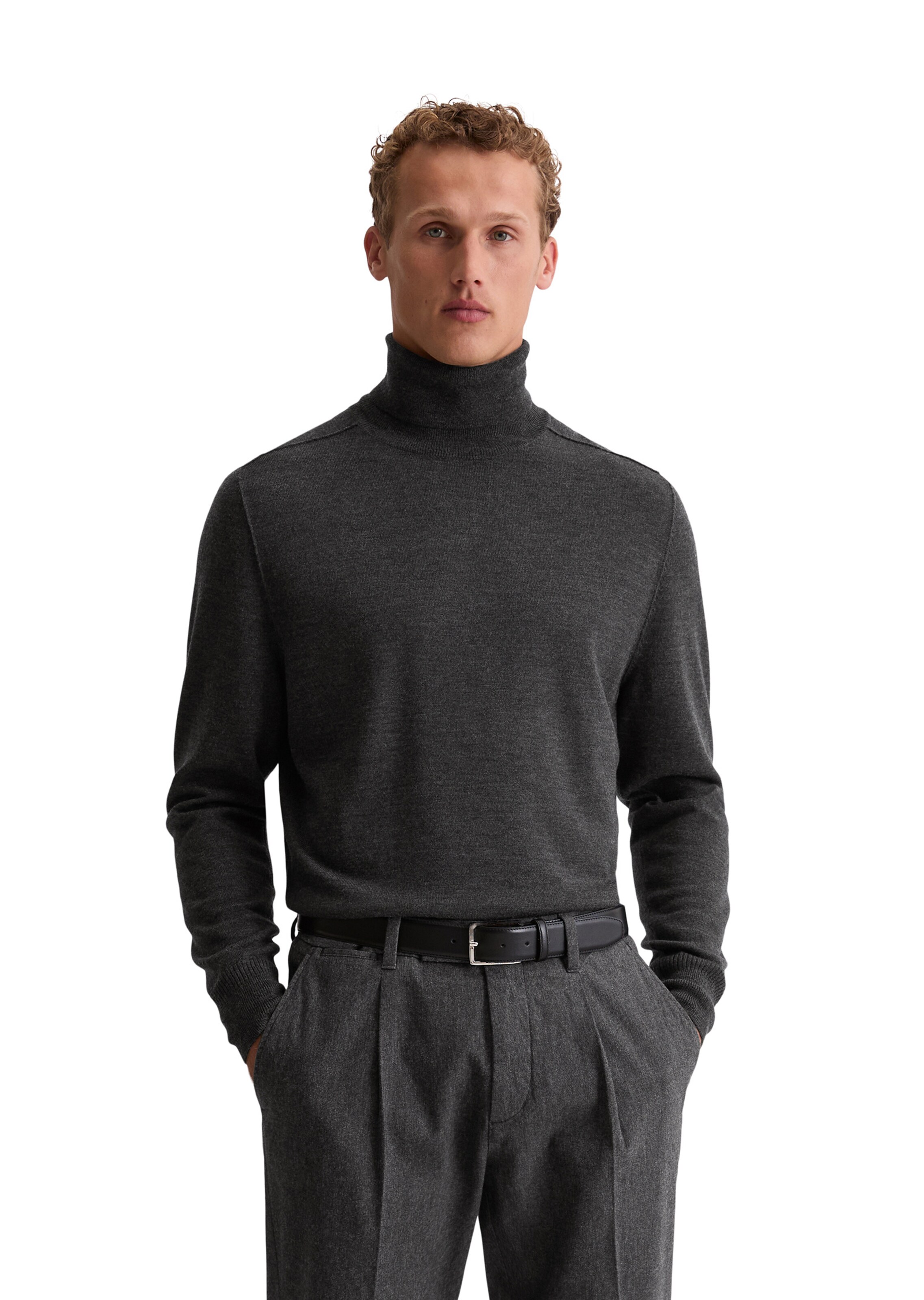 Marc O'Polo Sweater in Grey: front