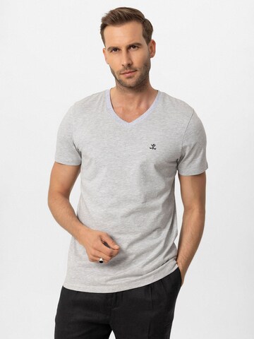 T-Shirt Antioch en gris : devant