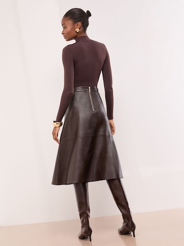 Lipsy Юбка в Коричневый