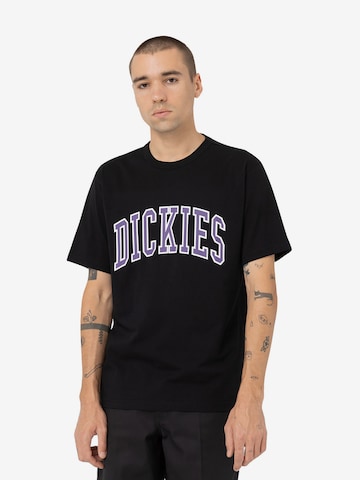 DICKIES - Camisa 'AITKIN' em preto: frente