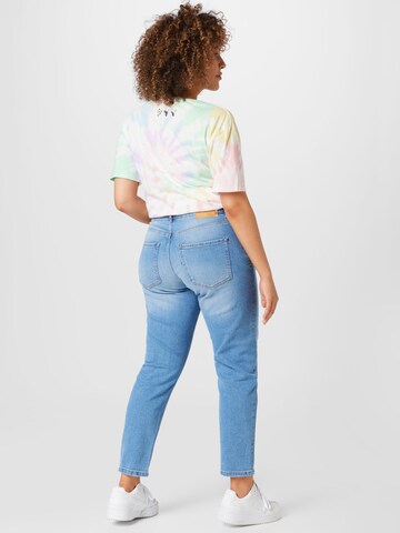 ONLY Carmakoma Slimfit Jeans 'ENEDA' in Blau