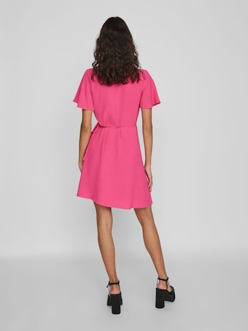 VILA Платье 'Lovies' в Ярко-розовый