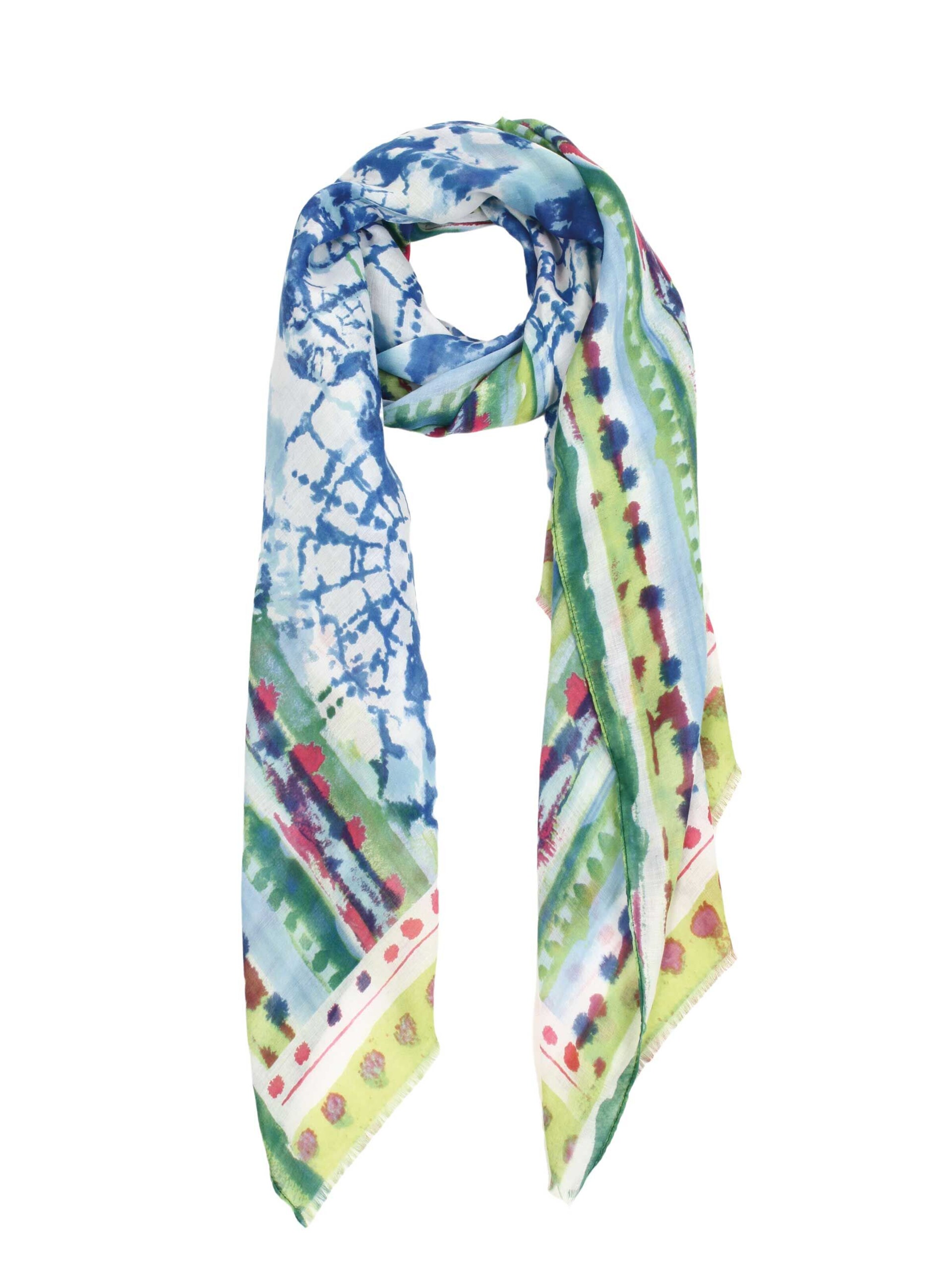 SAMAYA Scarf 'Doree' in Blue: front