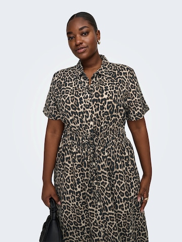 Abito camicia 'CARARIS' di ONLY Carmakoma in nero