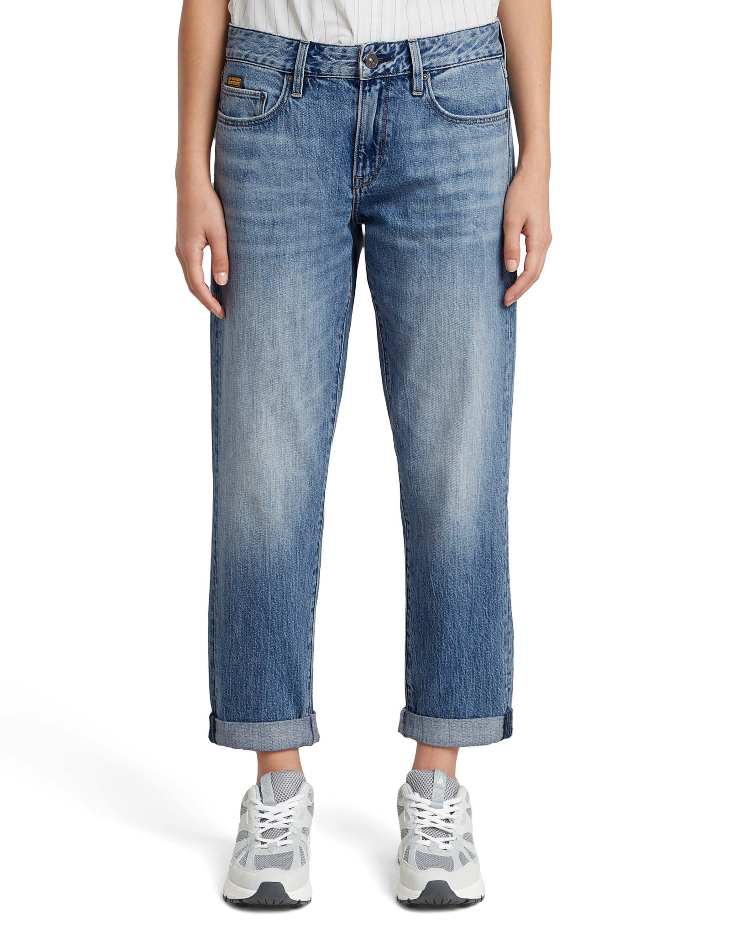 G-STAR Loosefit Jeans in Blauw: voorkant