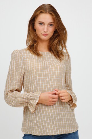 b.young Blouse in Beige: voorkant