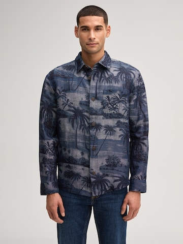 JOOP! Jeans Regular fit Overhemd 'Harvi' in Blauw: voorkant