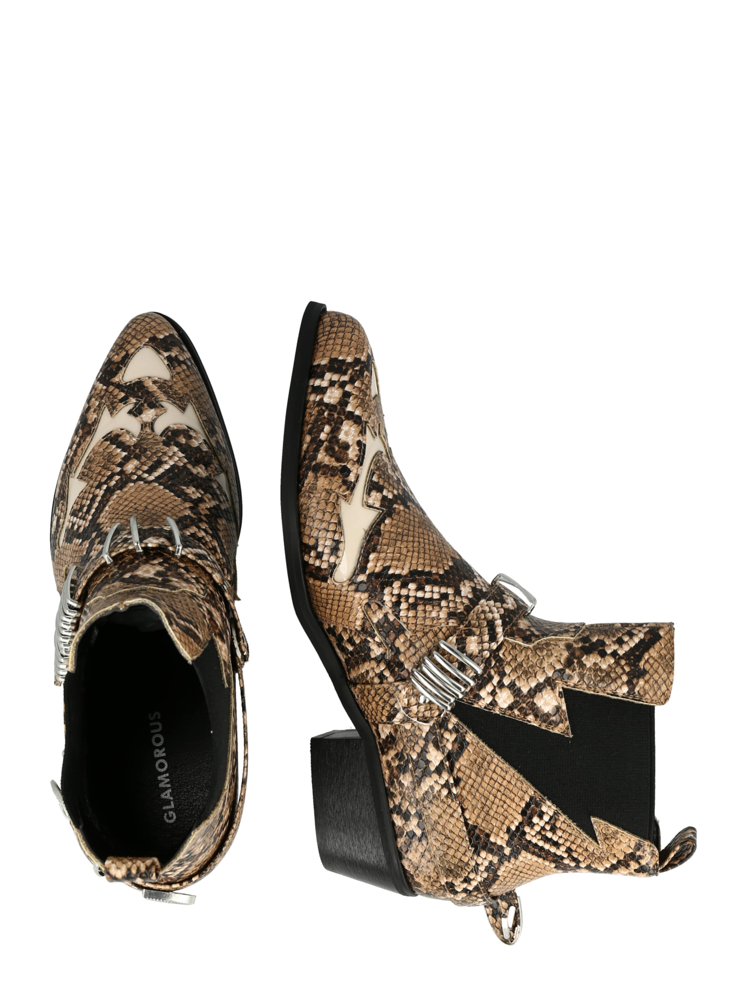 GLAMOROUS Chelsea Boots in Beige