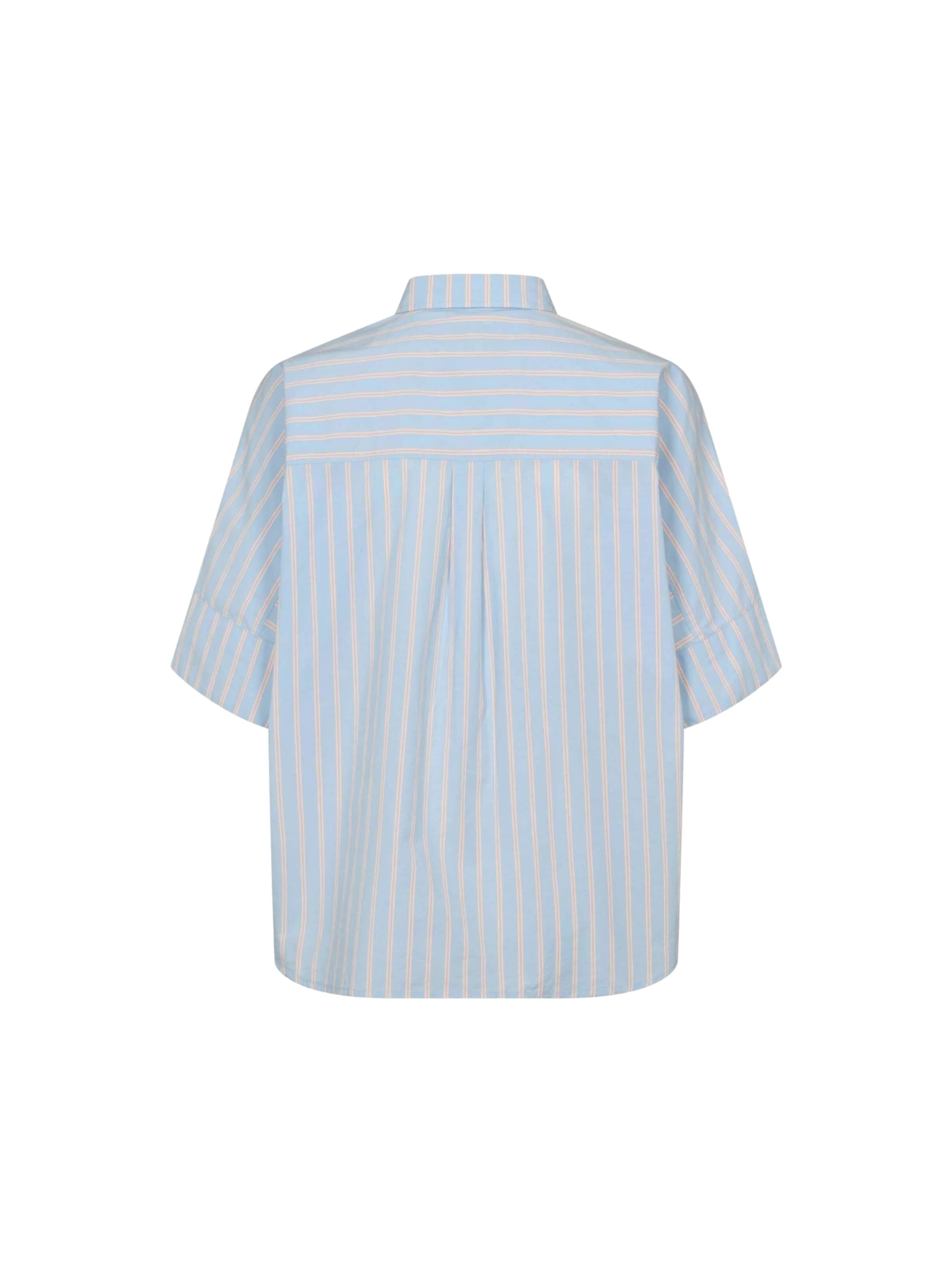 U.S. POLO ASSN. Tričko ' Melodie Striped ' – modrá