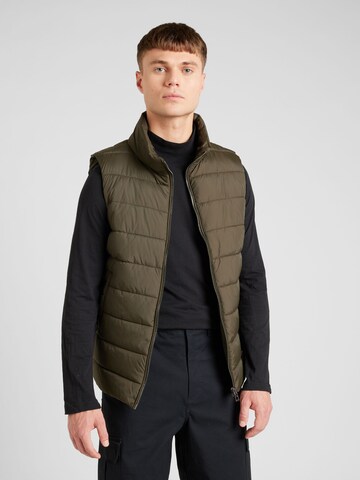 Gilet 'Gibbs' INDICODE JEANS en vert : devant