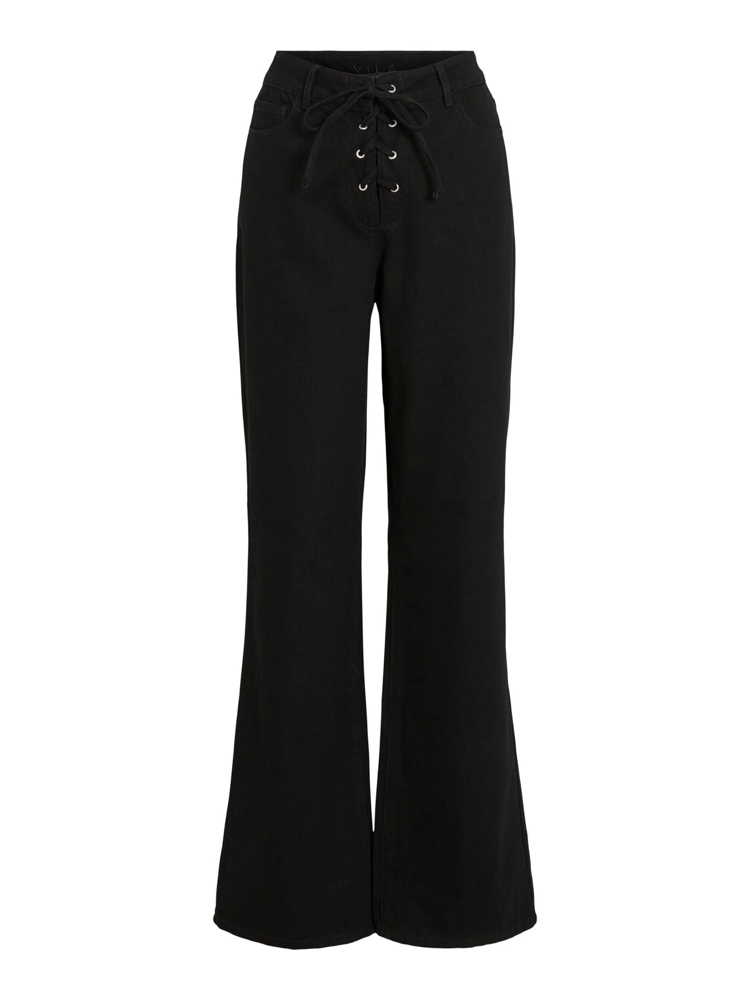Flared Jeans 'VIGela' di VILA in nero: frontale