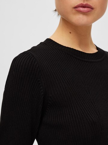 SELECTED FEMME Pullover 'Mala' in Schwarz