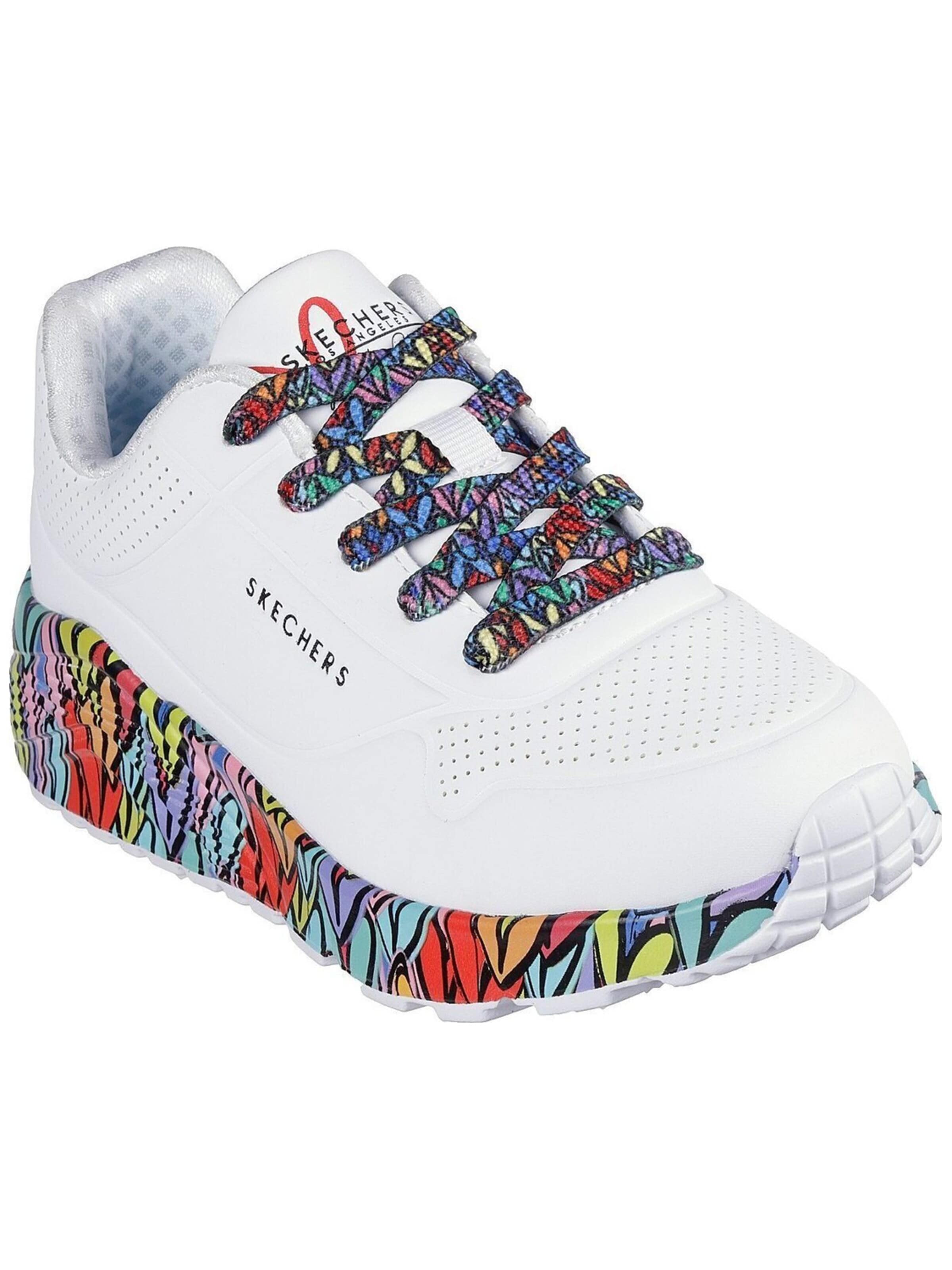 SKECHERS Sneaker 'Uno Lite - Subtle Love' in Weiß: Vorderseite