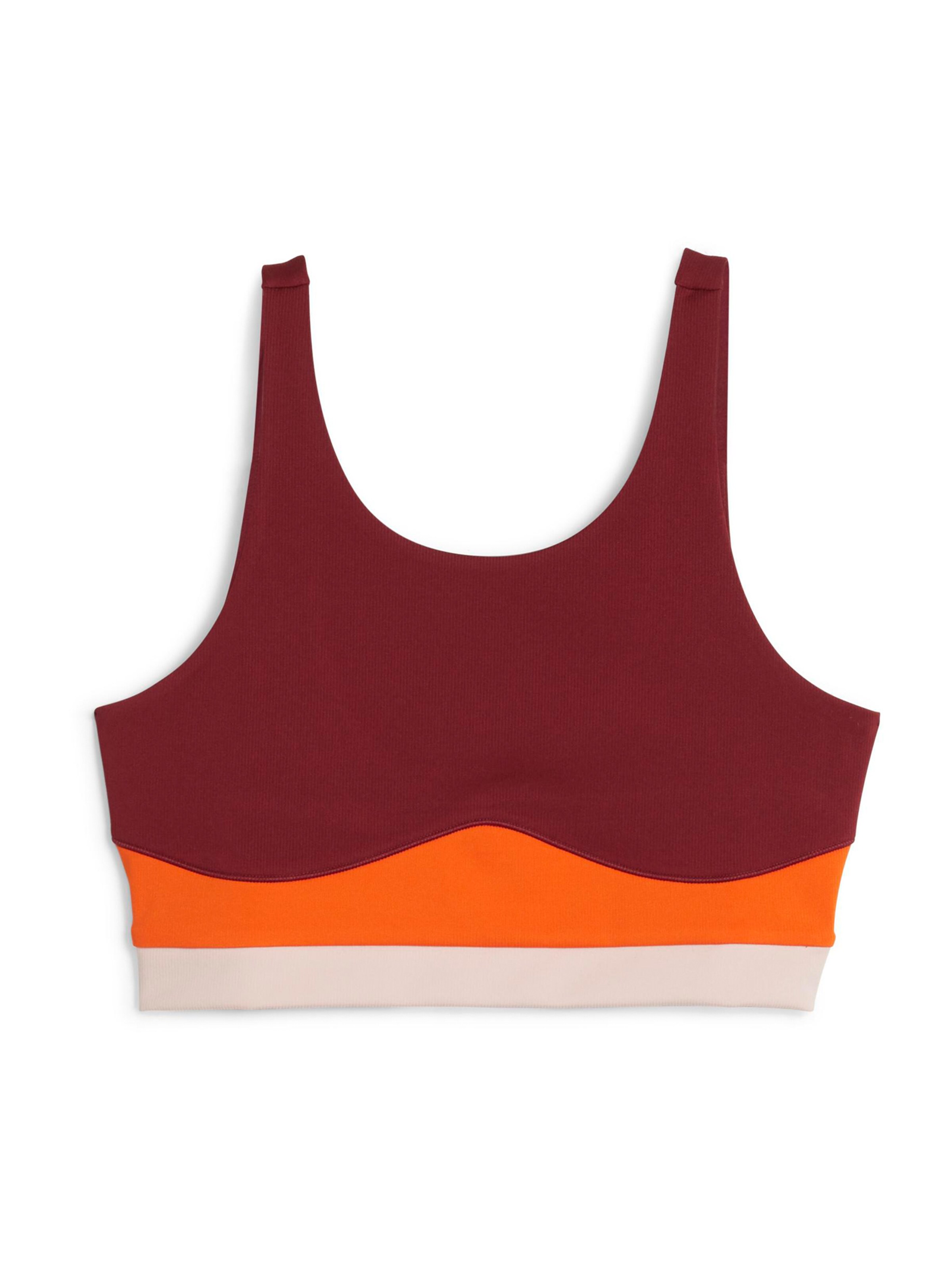 PUMA Soutien-gorge de sport en mastic / rouille / orange, Vue avec produit
