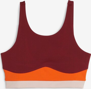 PUMA Bustier Sports-BH 'LEMLEM' i brun: forside