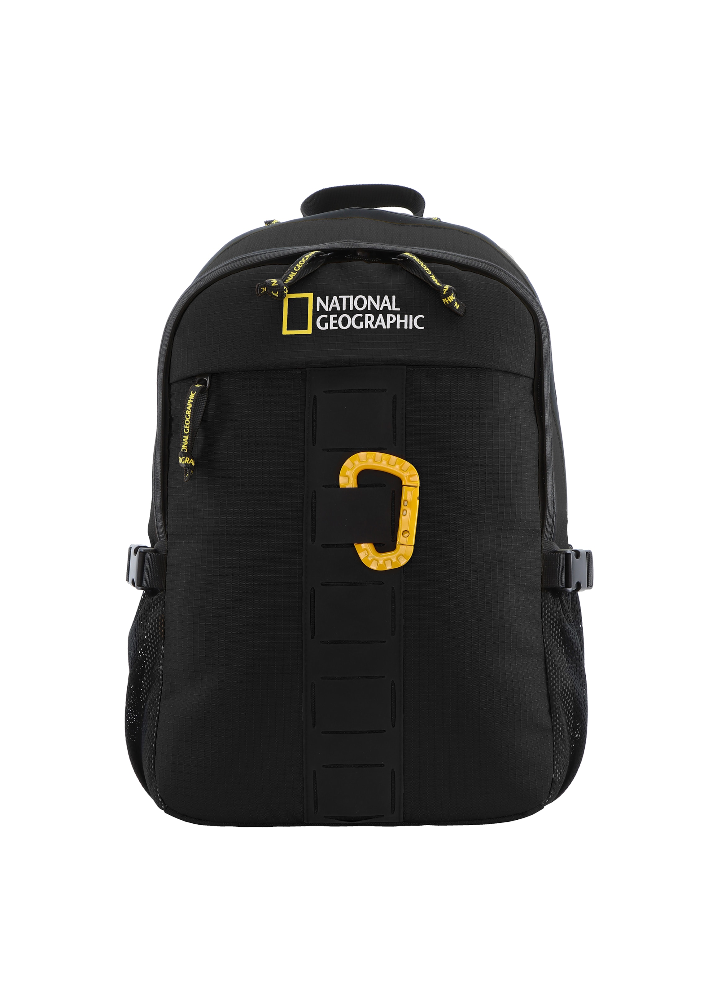 National Geographic Rucksack 'EXPLORER III' in Schwarz: Vorderseite