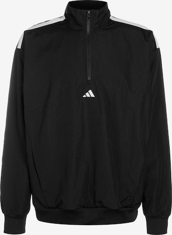 ADIDAS PERFORMANCE Athletic Jacket in Black: front