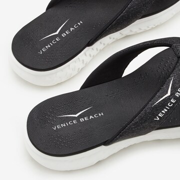 VENICE BEACH Teenslipper in Zwart